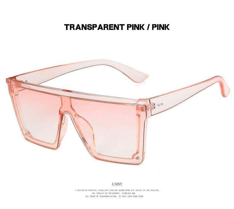 Vintage Design Big Frame Mirror Sunglasses