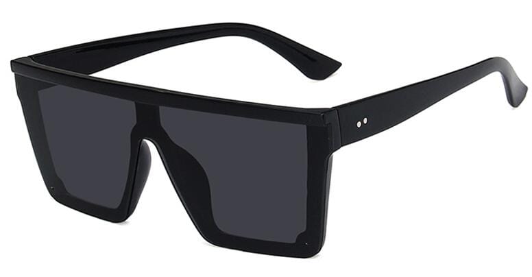 Vintage Design Big Frame Mirror Sunglasses