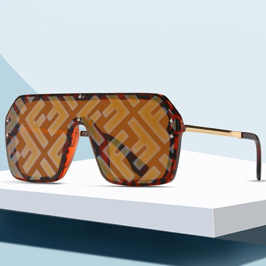 Futuristic Leopard FF Sunglasses