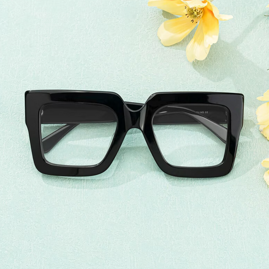 Square Black Eyeglasses