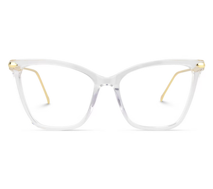 Butterfly Crystal Clear Glasses