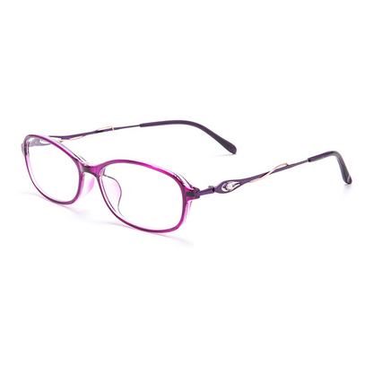 Diamond-encrusted anti-blue light reading glasses