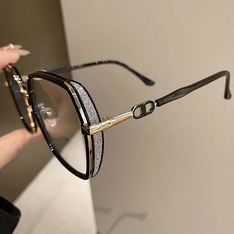 Glitter anti-blue light glasses