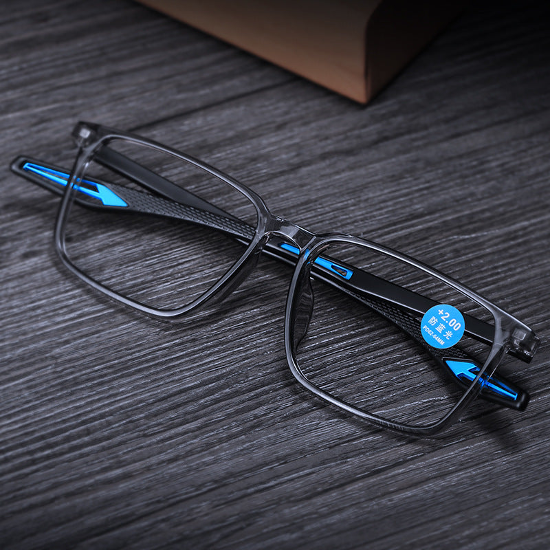 Non-slip casual anti-blue light reading glasses