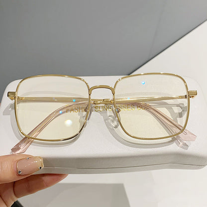 Glitter edge anti-blue light reading glasses