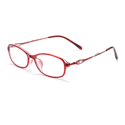 Diamond-encrusted anti-blue light reading glasses