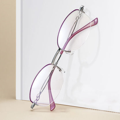 Folding anti-blue light reading glasses