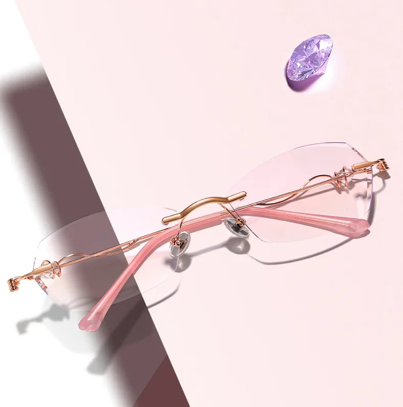 Presbyopia frameless anti-fatigue mirror