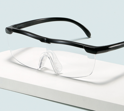 Dual focus reading glasses