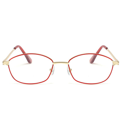 Anti-blue light metal presbyopia glasses