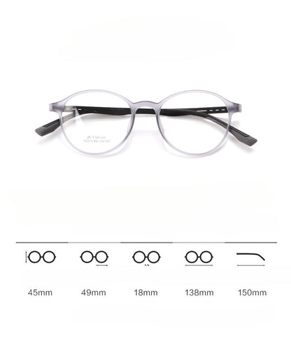 Titanium Vintage Oval Eyeglasses Frames 2013
