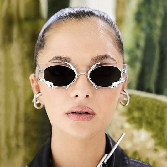 Steampunk Rectangle Sunglasses