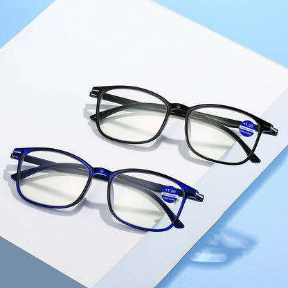 Hd large frame reading glasses anti-blue light