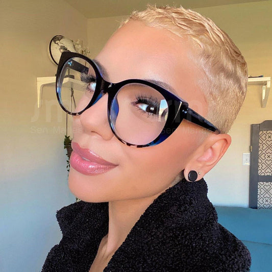 Oversized Cat Eye Optical Glasses