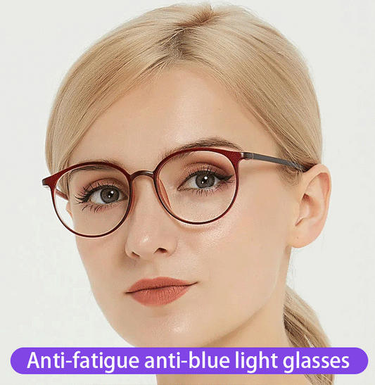Anti-fatigue reading glasses