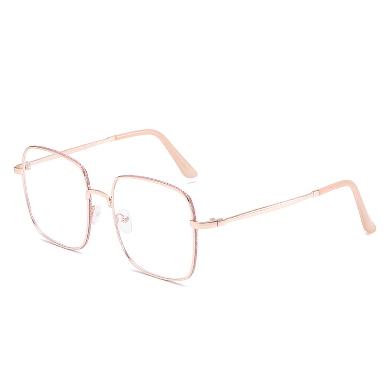 Glitter edge anti-blue light reading glasses