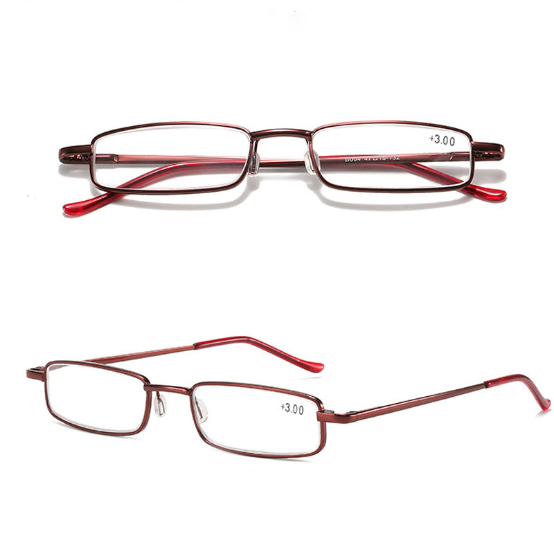 Portable anti-blue light reading glasses