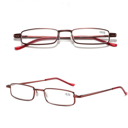 Portable anti-blue light reading glasses