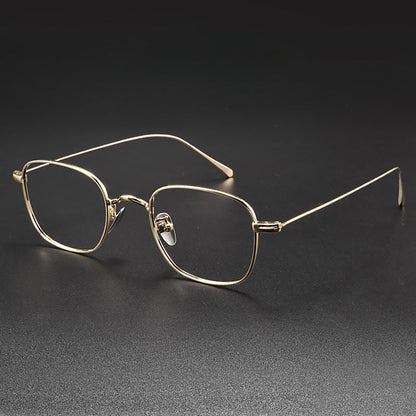 Retro Titanium Square Glasses Frame GWS199