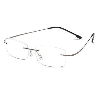 Titanium anti-blue light presbyopia glasses
