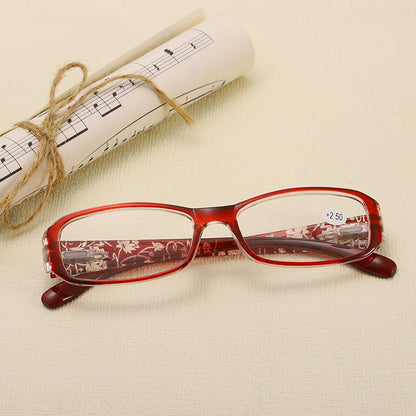 Spring hinge reading glasses