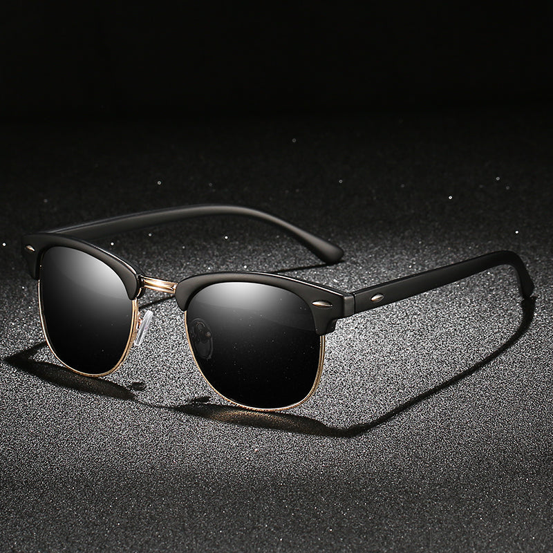 Men's Semi-rimless Fashion Sunglasses