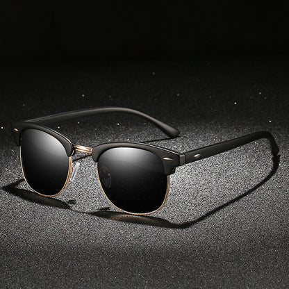 Men's Semi-rimless Fashion Sunglasses