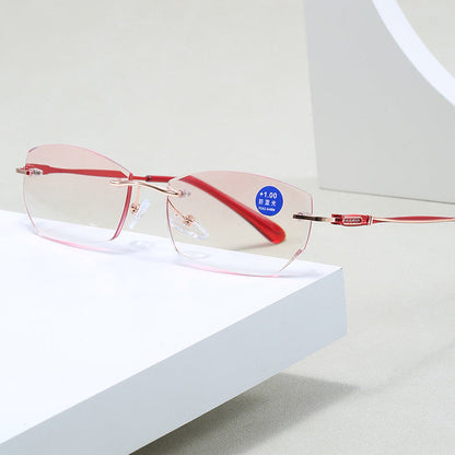 Double-layer ultra-light anti-blue light reading glasses