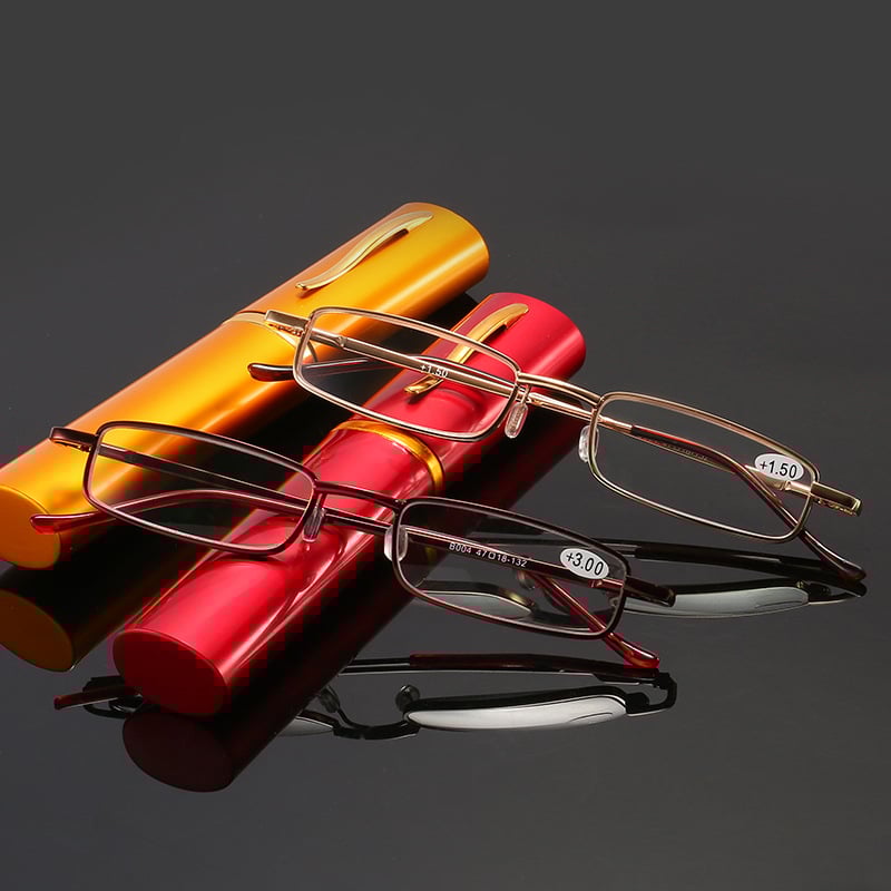 Portable anti-blue light reading glasses
