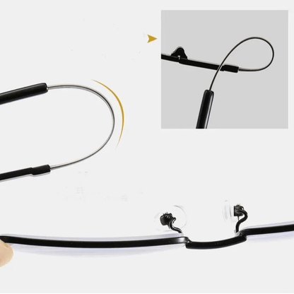 Progressive far and near reading glasses