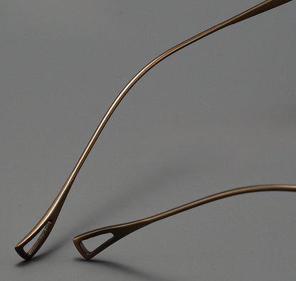 Kylar Titanium Vintage Round Eyeglasses Frames