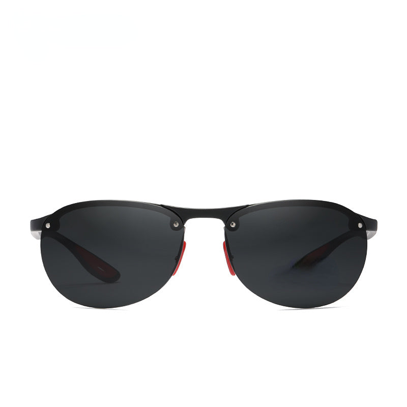 Rimless Oval Men's Sunglasses