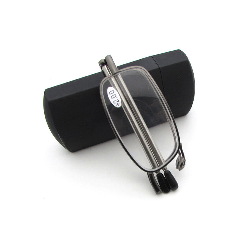 Mini portable folding reading glasses