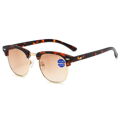 Progressive dual-light reading glasses