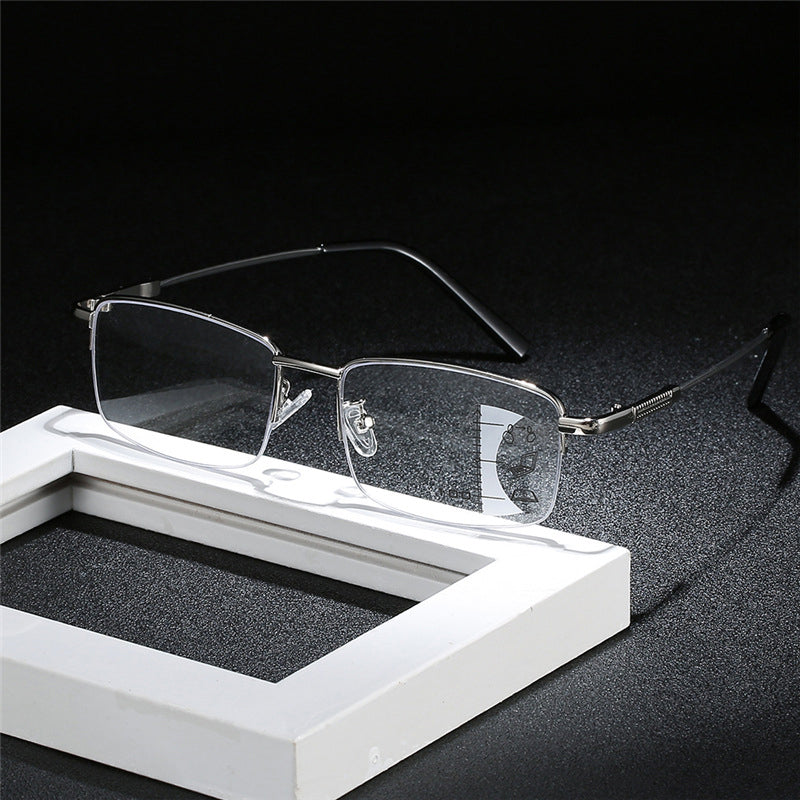 Ring focus progressive multi-focal reading glasses