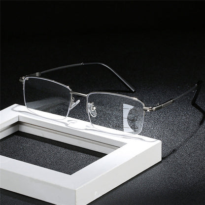 Ring focus progressive multi-focal reading glasses