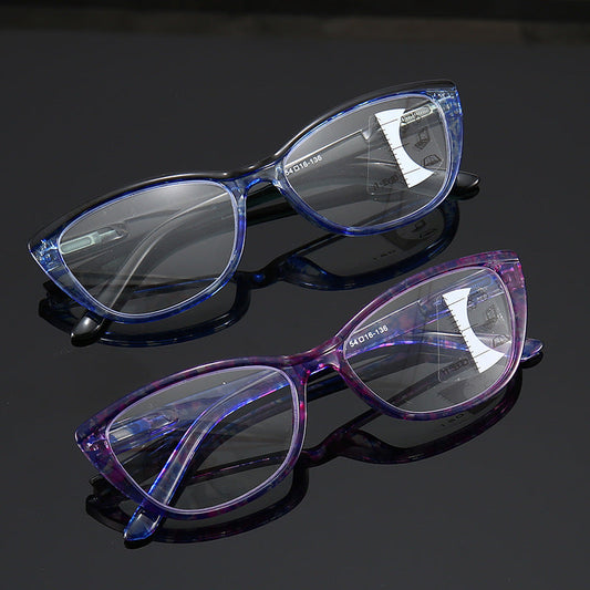 Progressive multi-focal anti-blue light reading glasses
