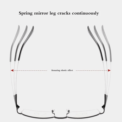 Progressive far and near reading glasses
