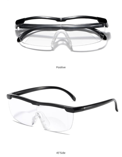 Dual focus reading glasses
