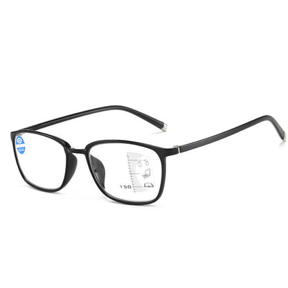 Anti-blue light smart zoom reading glasses