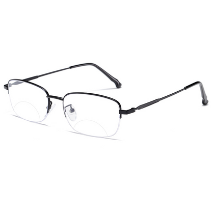 Bifocal reading glasses