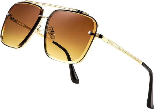 Fashion Square Pilot Sunglasses