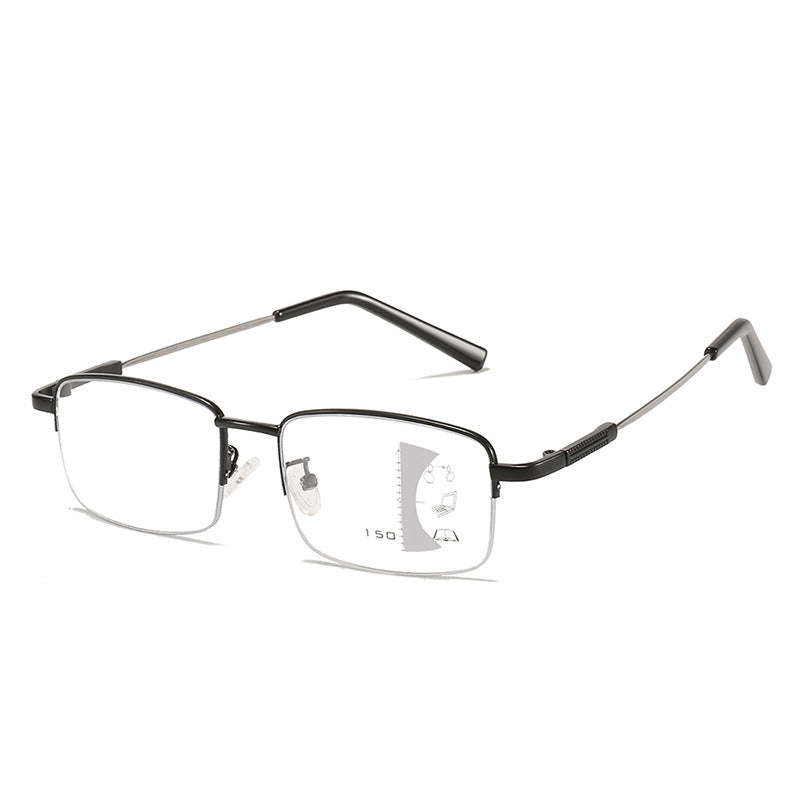 Ring focus progressive multi-focal reading glasses