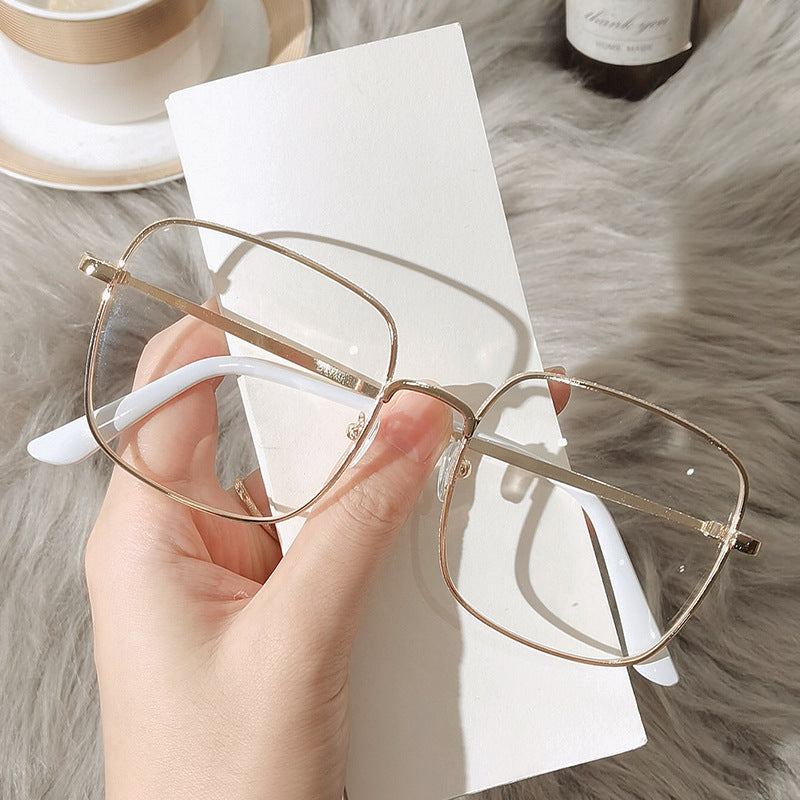 Glitter edge anti-blue light reading glasses