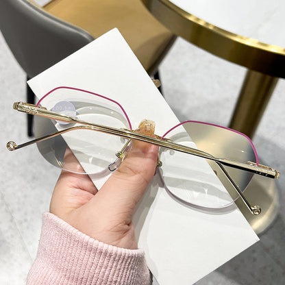 Diamond anti-blue light reading glasses