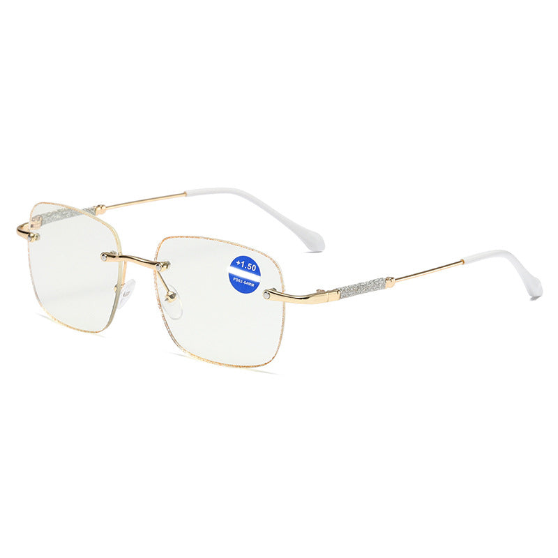 Anti-blue light metal reading glasses