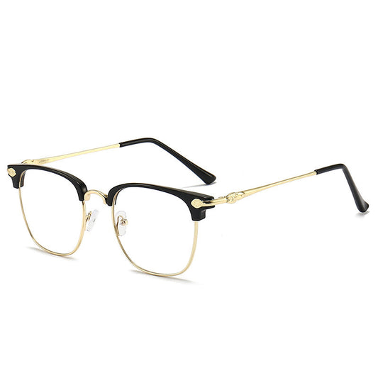 Half frame anti-blue light reading glasses