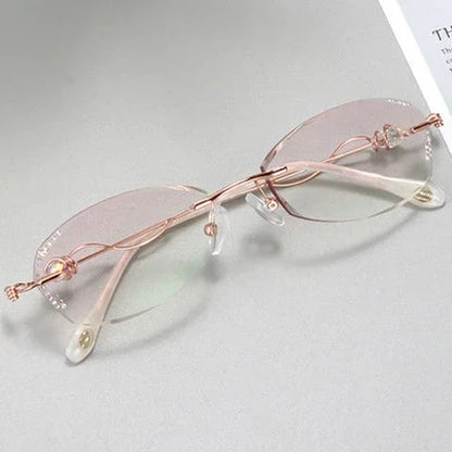 Presbyopia frameless anti-fatigue mirror