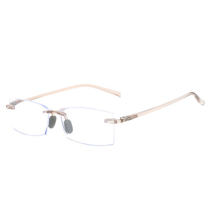 Hd square anti-blue light reading glasses