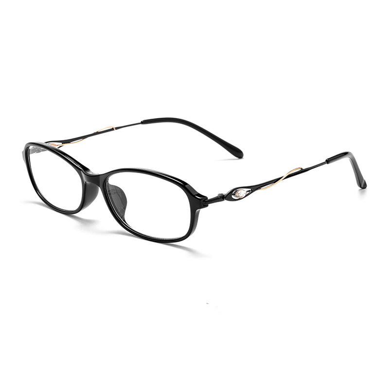 Diamond-encrusted anti-blue light reading glasses